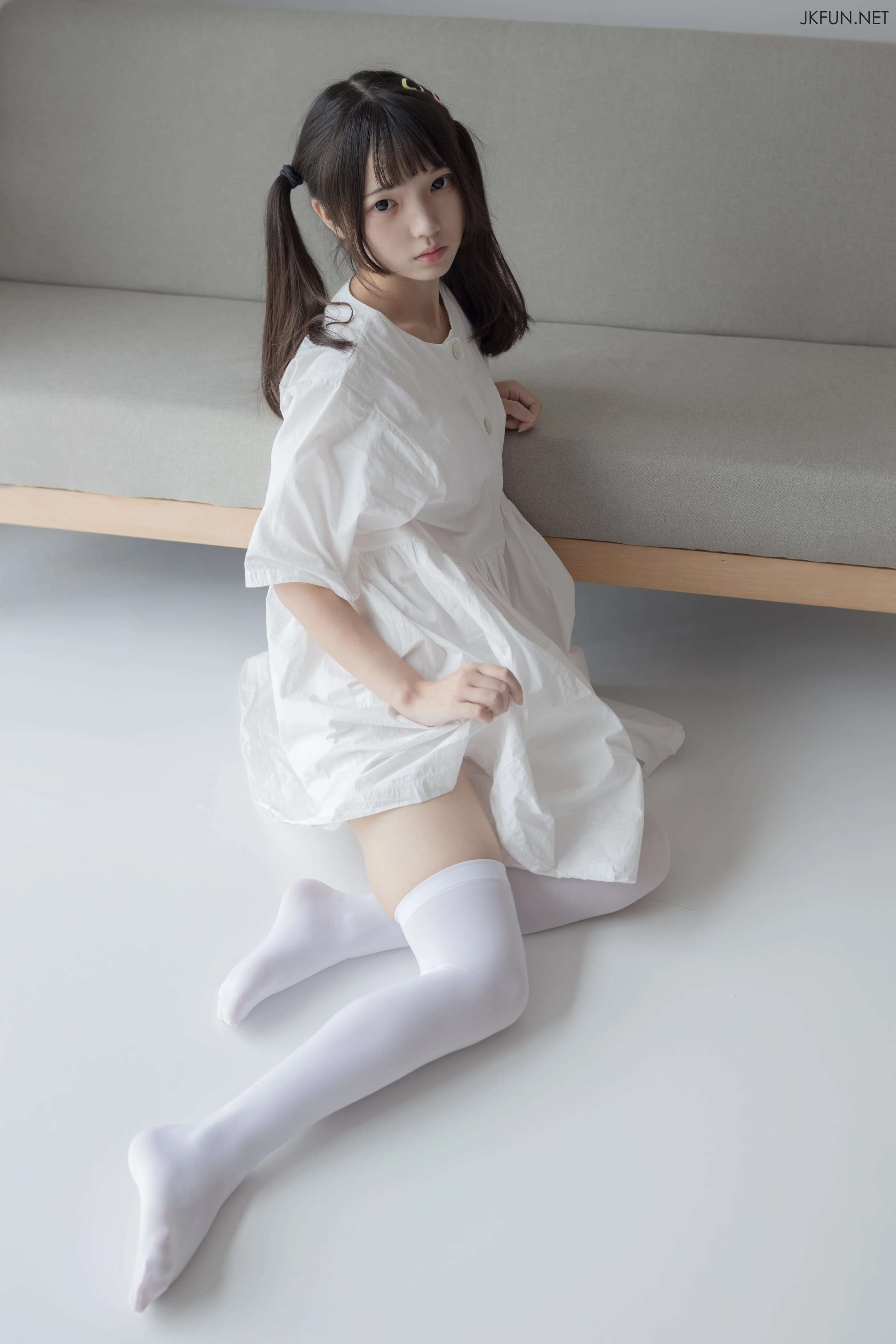 森萝财团 [JKFUN-014] 默陌 白衣飘飘的年代 [91P 1V]插图1